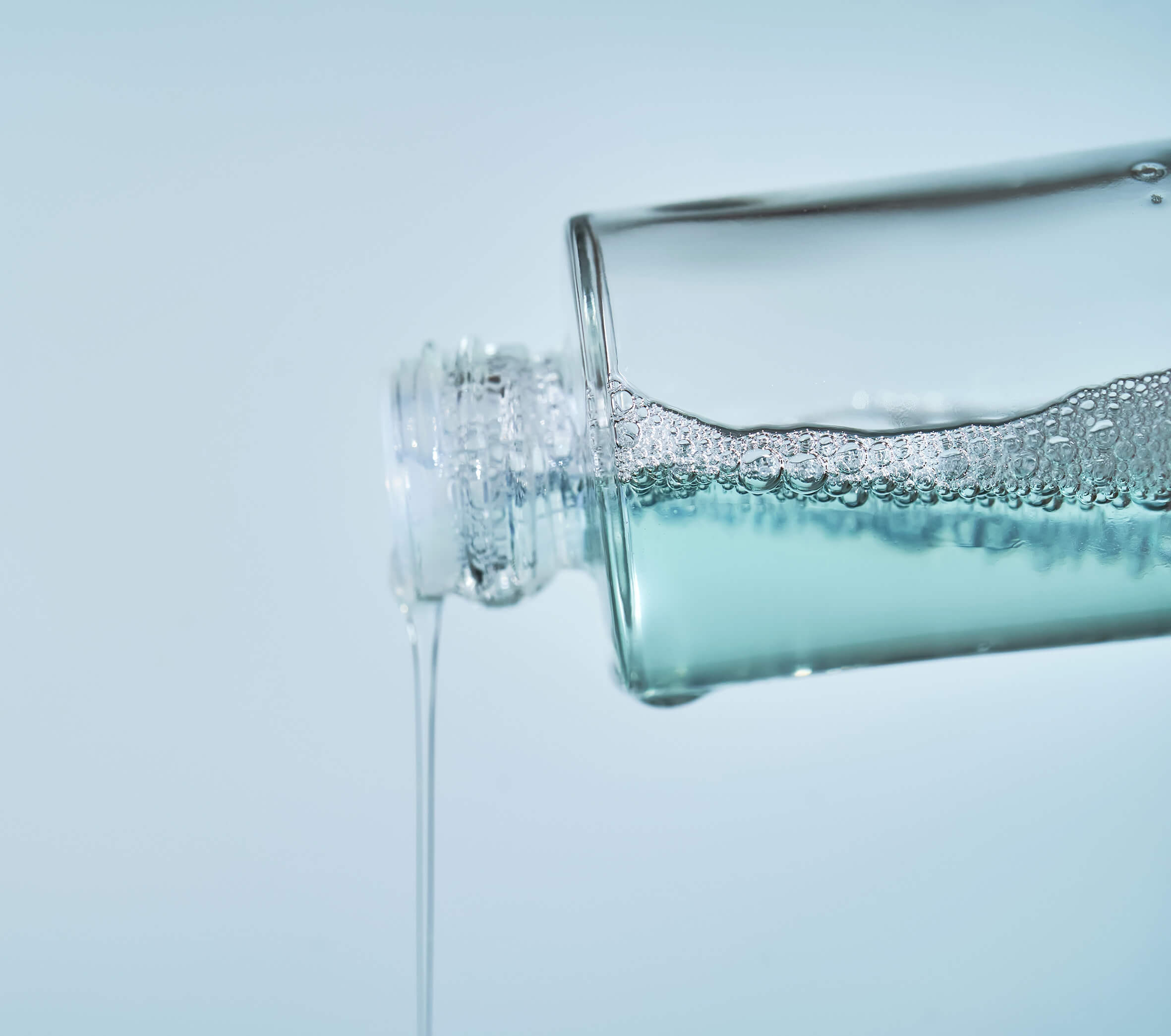 Production line – mixing and bottling process